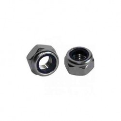 Ecrous Autofreinants à bague nylon inox A2