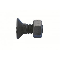 Boulon tête fraisée collet carré (TFCC) 12.9 brut