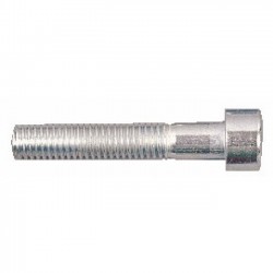 Vis à tête cylindrique 6 pans creux - 8.8 zingué, filetage partiel