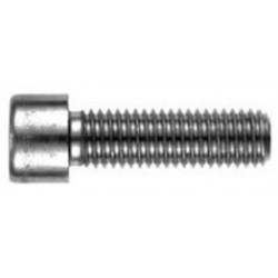 Vis à tête cylindrique 6 pans creux - 8.8 zingué, filetage total