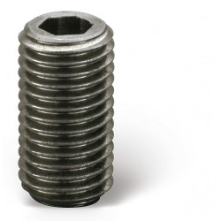 Vis sans tête à six pans creux bout cuvette inox A2/70